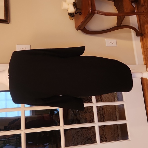NWT BLAQUE LABEL long sleeve black dress L - Picture 4 of 6